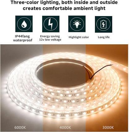 31.5 Inch LED Round Bathroom Mirror,Wall Mounted Multifunction Bathroom Vanity Mirror with Led Three-Color Light and Demister Pad, Circular Wall Mounted Vanity Mirror for Home Bathrooms,Shopping Malls