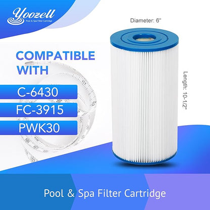 6430 Pool Filter Cartridge Replacement 2 Pack