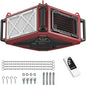 Abestorm 1080 CFM Intake Air Filtration System, 270 Degree Workshop Dust Collector with Remote Control, Ceiling Mounted for Woodworking Shops and Garage, 2-speed Adjustment, DecDust 1080