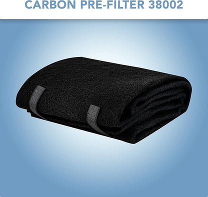 CFS – 16" x 48" Premium Cut-to-Fit Activated Carbon Pre-Filter Pad Compatible with 38002 Models – Fresh & Filtered Air for Indoor and Home – Charcoal Air Filter Sheet – Black