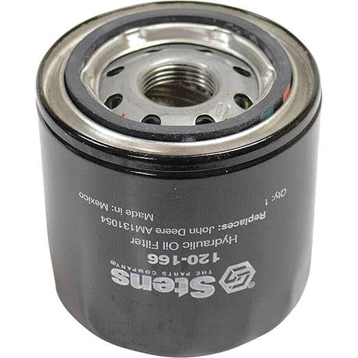 Stens Hydraulic Oil Filter 120-166 Compatible with/Replacement For John Deere 425, 445, 455, 647, 647A, 727A, 777, 797 ZTrak, X465, X475, X485, X495, X700, X740, X749, Z425, Z445, Z465 EZTrak