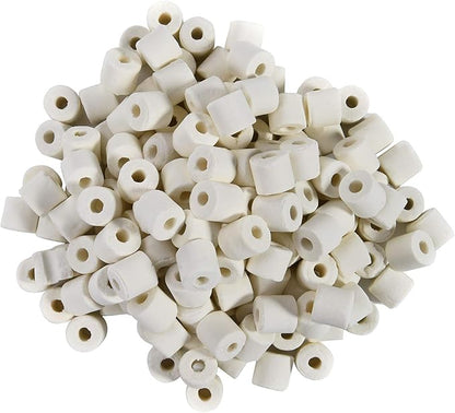 JIH Aquarium Bio Ceramic Rings Filter Media for Pond Fish Tank Canister Filter (2 lbs)