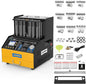 AUTOOL Automotive 6-Cylinder 110V GDI Fuel Injector Cleaning Machine,EFI Fuel Injector Cleaner Kit Tool,FSI Fuel Injector Tester Cleaner for All Petrol and Car Motorcycle