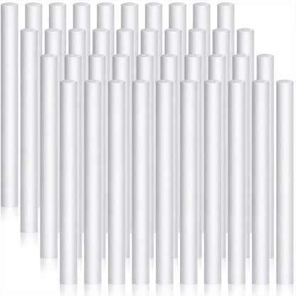 40 Pieces Humidifier Filter Cotton Refill Travel Mini Humidifier Filters Sticks Car Filters Replacement Parts for Portable Personal USB Powered Smart H20 in Office Bedroom(5.9 Inch)