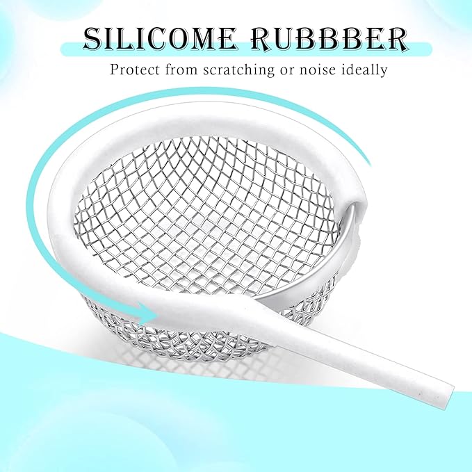 SVNR Stainless Steel Mesh Bug Screen for RV/Campers/Trailers - Furnace Vent Cover Screens - Included Installation Tool (2 Pack)