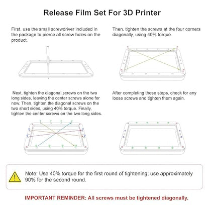 2PCS FEP Release Films Replacement for ELEGOO Mars 5 Ultra, Integrated Design Upgrades Resin Vat Pre-Installed FEP Film for 3D Printer Accessories, 195 x 138 x 0.15mm