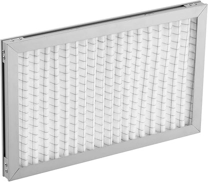 VEVOR Lab Fume Hood Filter, 14.06 x 8.74 x 0.83 in, 5 Pieces Replacement Prefilters for 23.62 x 21.65 in Portable Clean Room to Capture Particles Sized 3-10μm, Non-Woven Filter and Aluminum Frame