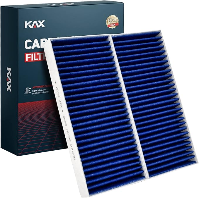 KAX Premium Cabin Air Filter with Dual Active Carbon, CF10388 Replacement for Nissan Armada 2005-2015, Titan 2004-2015, NV2500 2012-2014, NV3500 2012-2014, INFINITI QX56 2004-2010