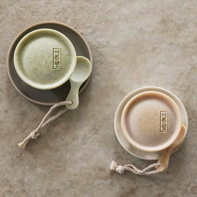ON:GI Kitchen Soap Bar – Eco-Friendly Solid Dish Soap | Handmade in Korea | Zero Waste, Plastic-Free | Cold Process | Skin-Safe Natural Cleanser for Dishes (Leaf)