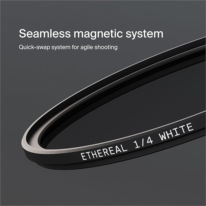 Urth 39mm Magnetic Ethereal White Mist ¼ Diffusion Lens Filter (Plus) — Cinematic Effect, 20-Layer Nano-Coated Light Dispersing Particles