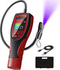 HVAC Refrigerant Leak Detector, Aprvtio ALD-200 PRO Rechargeable Freon Leak Detector Combustible Gas Leak Detector 2.6' Large Screen, Freon Sniffer Visual and Audible Alarm for R134a A2L R454B