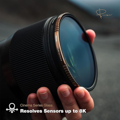 PolarPro 95mm Peter McKinnon VND Camera Filter - 6-9 Stop Variable Neutral Density Lens Filter for DSLR/Mirrorless Professional Video – PMVND Signature Edition II for Cinematic Shutter Speed Control