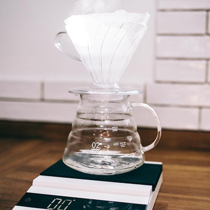 Hario V60 Paper Coffee Filter, Size 03, White, 100ct