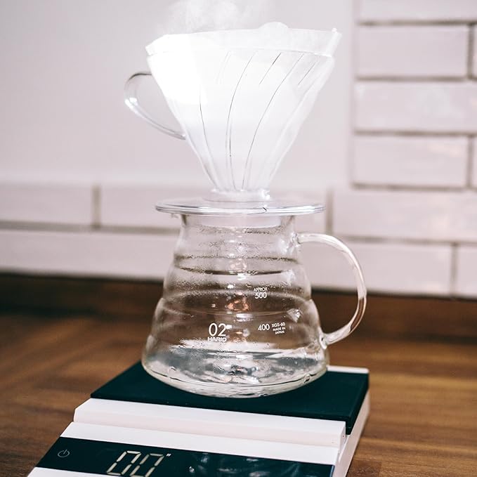Hario V60 Paper Coffee Filter, Size 03, Natural, 100ct