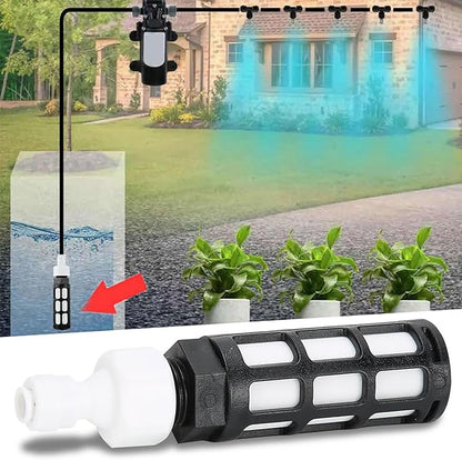 Water Inlet Filter Self Priming Filter Replacement for Humidifier Misting System Sprayer Air Cooling Humidification System Replacement Filter Part Accessory
