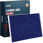 KAX Premium Cabin Air Filter with Dual Active Carbon, CF10550 Replacement for Nissan Rogue 2008-2013, Rogue Select 2014-2015, Sentra 2007-2012, Strong Adsorption Passenger Compartment Air Filter