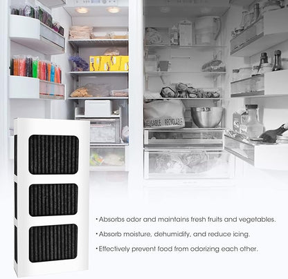 GLACIER FRESH Replacement for Frigidaire Refrigerator Air Filter, Compatible with PAULTRA2, Pureair Ultra 2, Pure Air Ultra 2, Pureair Ultra ii, Electrolux 242047805, 5303918847, EAP12364179(6 Pack)