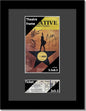 Creative Picture Frames [11x14bk-b] Black Theatre Frame with Black Matting, Holds 5.5x8.5-inch Media Plus Ticket Including Installed Wall Hanger (Theatre Bill Not Included)
