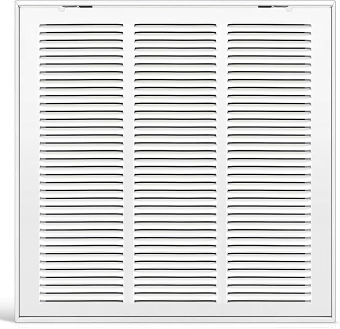 Fancat Return Air Filter Grille for 18x18 Ducts, Steel Air Vent Cover with Removable Door for 1" Filters | Fits Sidewall & Ceiling | Outer Size: 20 5/8" W x 20 5/8" H