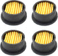 4 Pack Air Compressor Intake Paper Filter Elements Air Replacement Filter Element for 1/2'' Air Compressor (Type 2)
