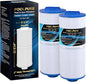 POOLPURE 5CH-352 Spa Filter Replaces PPM35SC-F2M, Marquis Spa 20042, 20092, 70-0240, 370-0242, 370-0243, Filbur FC-0196, 2" Male Thread/MPT Hot Tub Filter, 2 Pack