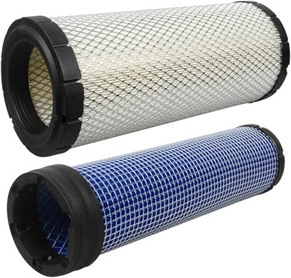 2SET R1401-42270 R2401-42280 Air Filter Fits for Kubota KX121-3 KX121-3S KX161-3 KX161-3S L48 M4700 M4800 M4900 M5400 M5700 MX4700 MX5000 MX5100 MX5200 R420 R520 U45S U45ST U55-4