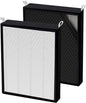 2 Pack True HEPA/Carbon Filters Replacement Compatible with NUWAVE OxyPure Large Area Smart Air Cleaner Purifier Models 47001, 47002, 47003, 47004, 47005, and 47006. Activated Carbon + HEPA Combo
