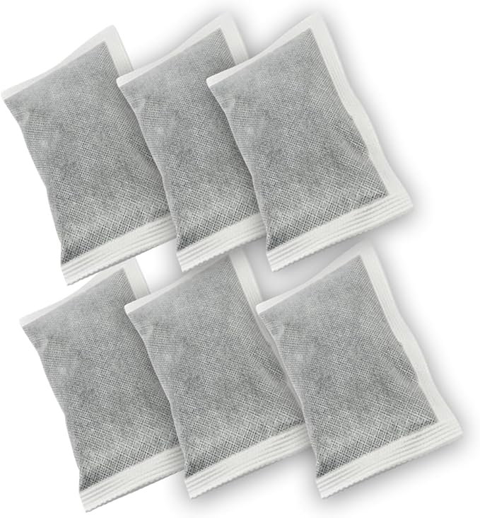 Green Piece® Activated Charcoal Air Filters for Odor Removal - Compatible with ITouchless Trash Cans - Not made or sold by iTouchless - Made and sold by Green Piece - Pack of 6
