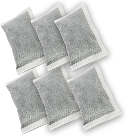 Green Piece® Activated Charcoal Air Filters for Odor Removal - Compatible with ITouchless Trash Cans - Not made or sold by iTouchless - Made and sold by Green Piece - Pack of 6