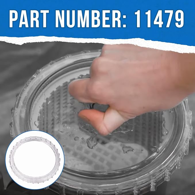 11479 Replacement Leaf Trap Nut(1Pcs,5.86" ID,7" OD) Compatible with Intex ECO20110-2 Swimming Pool Sand Filter Pump,Fits Model SF70110-2 SF60110-2