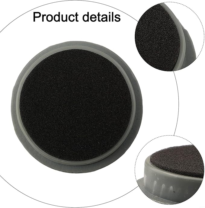 For HOMPANY for SmartVac 12 Vacuum Cleaner Filter Replacement Part 4061926917069, Black and White