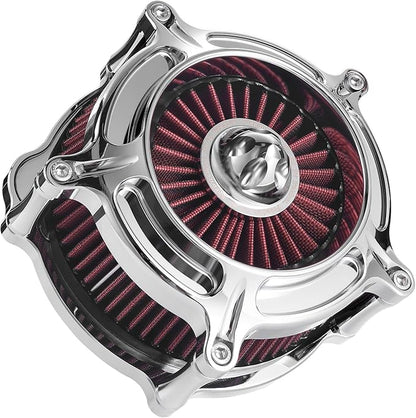 Air Filter Cleaner for Harley Davidson Air Intakes Sportster XL 883 1200 Models Red
