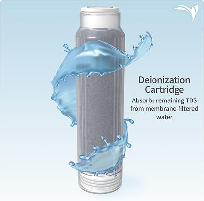 AquaticLife 10-Inch Sediment Water Filter Replacement Cartridges Kit (Carbon Plus Chloramine)