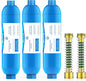 BELVITA Water Filter, 3 Pack - NSF Certified RV Inline Marine Water Filter, Reduces Chlorine, Bad Taste, Odor, Fluoride Removal, Easy Installation, for RVs, Camping, Gardening, Pets