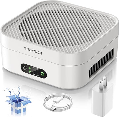 Air Purifiers for Home Bedroom Up to 600 ft², True HEPA Air Purifier for Pets Dust Dander Pollen Odor Smoke, Portable Car Air Purifier for Travel