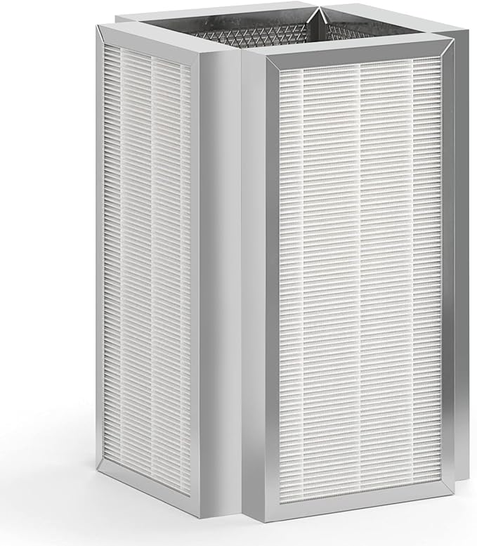 M50 Premium H13 True Hepa Filter Replacement Compatible with Air Purifer Model 50, 3-Stage Filtration System， Pre-Filter, True HEPA H13, and Activated Carbon,1 Pack