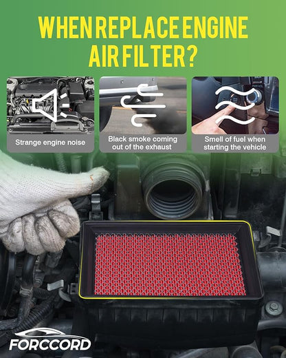 Cabin and Engine Air Filter fit for FORD F-150 (2015-2026) / EXPEDITION (2018-2026) /Lincoln Navigator (2018-2024) Replacement CF12150 CA10262 F150 Accessories