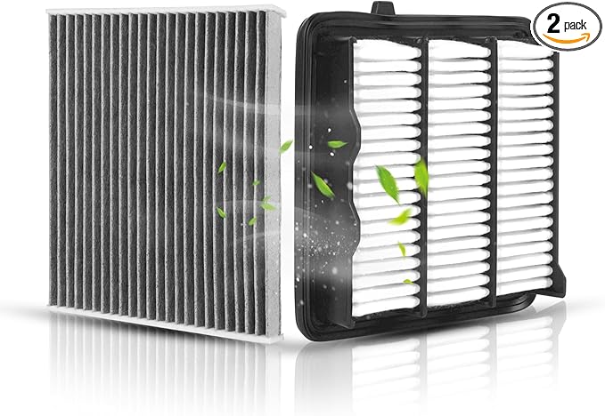 Engine & Cabin Air Filter for Honda Accord 2018-2022 Air filter for Car Replacement CF10134 CA12290 Automotive Accessories-2 Pack