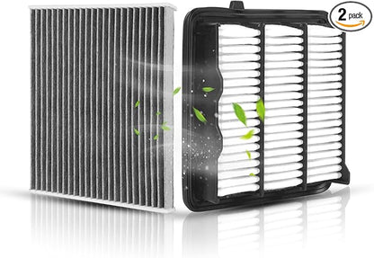 Engine & Cabin Air Filter for Honda Accord 2018-2022 Air filter for Car Replacement CF10134 CA12290 Automotive Accessories-2 Pack