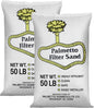 Palmetto 2 Pack Pool Filter Sand, Clean and Clear Water, Natural Sand for Residential and Commercial Pool Sand Filter Pumps, 50 Pound
