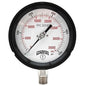 Winters PPC Series Phenolic Dual Scale Process Pressure Gauge with Stainless Steel Internals, 0-5000 psa/kpa, 4-1/2" Dial Display, +/-0.5% Accuracy, 1/2" NPT Bottom Mount