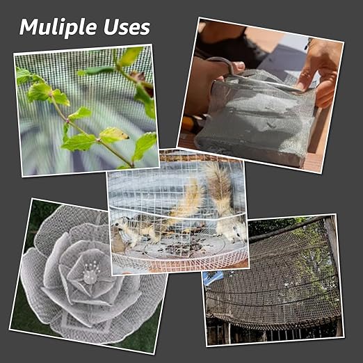 6 Pack 12x8 Inch Stainless Steel Wire Mesh Screen for DIY Projects, Vent, Cage, Garden, Window, Filter - Never Rust