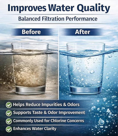 Coconut Shell Activated Carbon 12×40 Mesh – 1 Cubic Feet Total (1 Pack) Bulk Filtration Media for Whole House & Commercial Water Systems