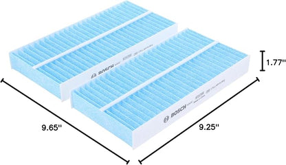 BOSCH 6003C HEPA Cabin Air Filter - Compatible with Select Acura EL, RSX; Honda Civic, CR-V, Element