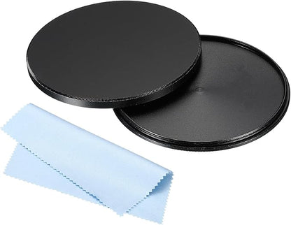PATIKIL 72mm Lens Cap, Camera Lens Cap Cover Universal Lens Filter Stack Cap Front Metal Protective Case Cover with Cleaning Cloth for Photography Camera Filter
