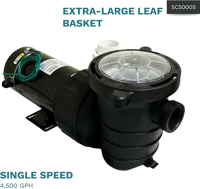 HALF OFF PONDS Simply Clear Koi Pond Filter System with 2HP Blower, UV Clarifier & 4,500 GPH Pump – Filters Ponds Up to 5,000 Gallons – Complete Kit with Bio Media, Multiport Valve, Gauge