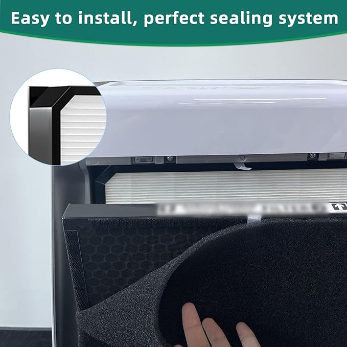 7-Pack Amboseli 3500 Replacement Filters Compatible AD3000/3500 Air Purifi-er, 3000/3500,3000M, 3000Pro Air Purifi-er,1 air filter, 2 Activated Carbn and 4 Extra Carbn Pre-Filters