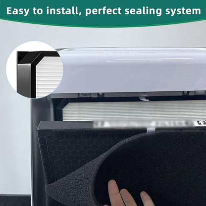 7-Pack Amboseli 3500 Replacement Filters Compatible AD3000/3500 Air Purifi-er, 3000/3500,3000M, 3000Pro Air Purifi-er,1 air filter, 2 Activated Carbn and 4 Extra Carbn Pre-Filters