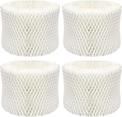 Funmit Humidifier Filters Replacement for Honeywell Humidifier Filter HAC-504 HAC-504AW and Honeywell Filter A, Replacement for Honeywell HCM-350 HCM-500 HCM600 Cool Mist Humidifiers, 4 Pack, White