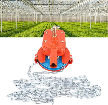 HEEPDD Manual Film Coiler, Manual Filters Air Filters Film Coiler Device Greenhouse Side Top Film Coiling Machine Gardening Tool for Greenhouse Side Top Film Coiling